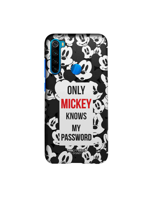 

macmerise Black & White Mickey My Password Xiaomi Redmi Note 8 Back Case