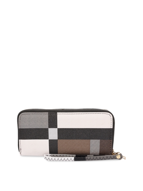 

Satchel Bags Women Multicoloured Colourblocked Zip Around Wallet, Multi