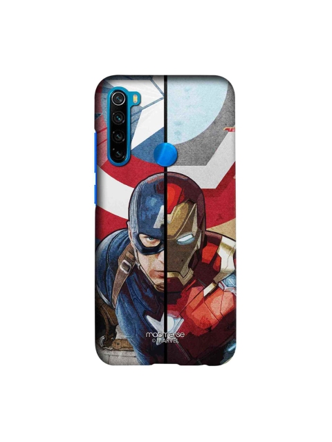 

macmerise Red & Blue Man vs Machine Marvel Comics Printed Xiaomi Redmi Note 8 Case