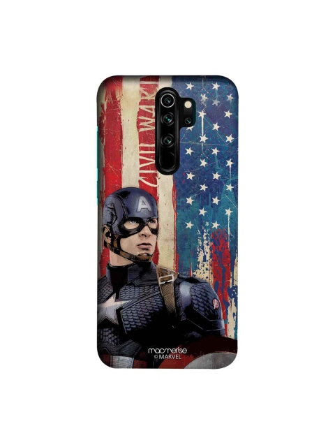

macmerise Navy Blue & Red Captain America Sublime Xiaomi Redmi Note 8 Pro Back Cover