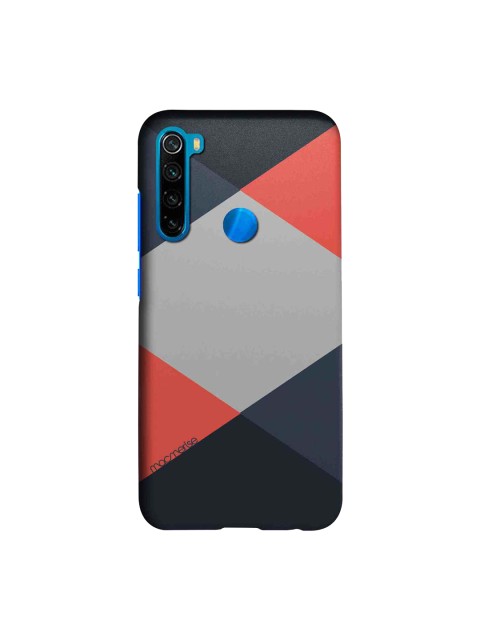 

macmerise Coral Orange & Grey Criss Cross Sublime Xiaomi Redmi Note 8 Mobile Case