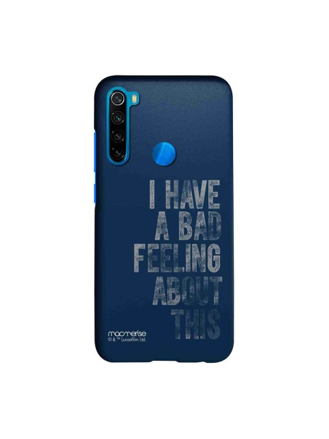 

macmerise Navy Blue & Grey Bad Feeling Sublime Xiaomi Redmi Note 8 Back Case