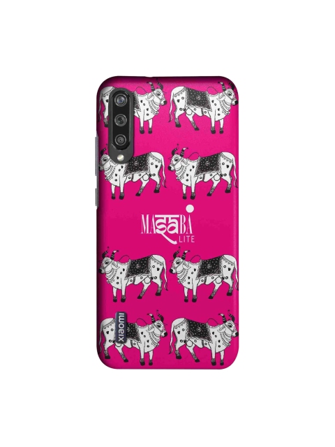 

macmerise Pink & White Masaba Cow Print Sublime Xiaomi Mi A3 Back Cover