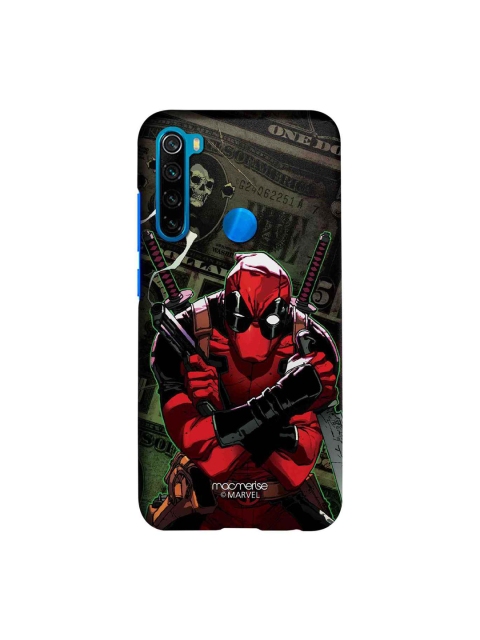 

macmerise Red & Black Marvel Comics Deadpool Xiaomi Redmi Note 8 Back Case