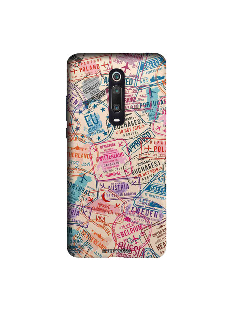 

macmerise Beige & Pink Immigration Stamps Sublime Xiaomi Redmi K20 Pro Back Cover