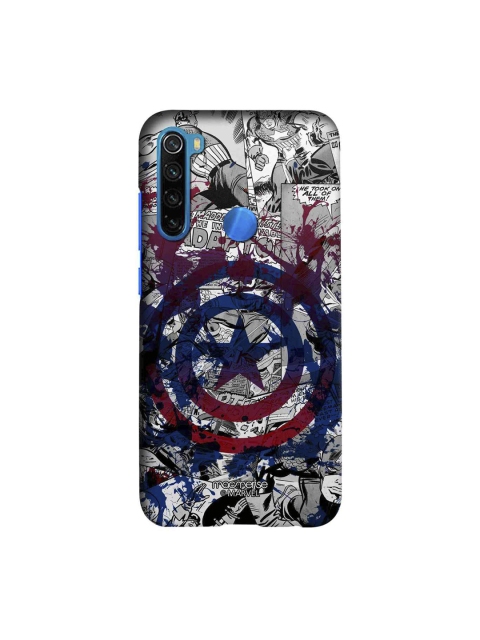 

macmerise Navy Blue & Red Splash Out Shield Sublime Xiaomi Redmi Note 8 Back Cover