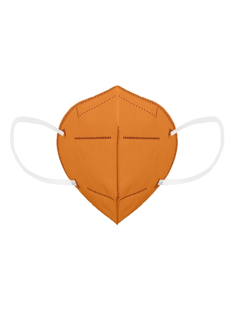 

Status Unisex Orange Solid Reusable 4-Ply Protective Outdoor N95 Mask