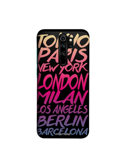 

macmerise Black & Pink Fashion Cities Sublime Xiaomi Redmi Note 8 Pro Back Case
