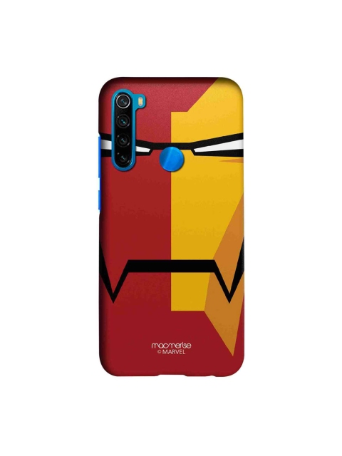 

macmerise Red & Yellow Marvel Comics Face Focus Ironman Sublime Xiaomi Redmi Note 8 Back Case