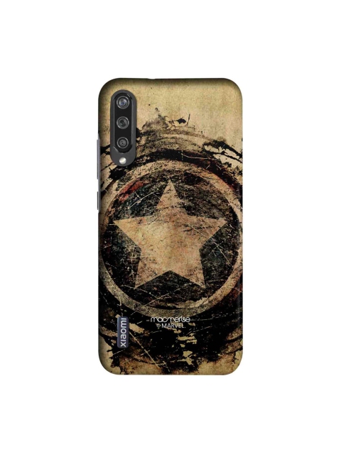 

macmerise Black & Brown Marvel Symbolic Captain America Shield Sublime Xiaomi Mi A3 Case