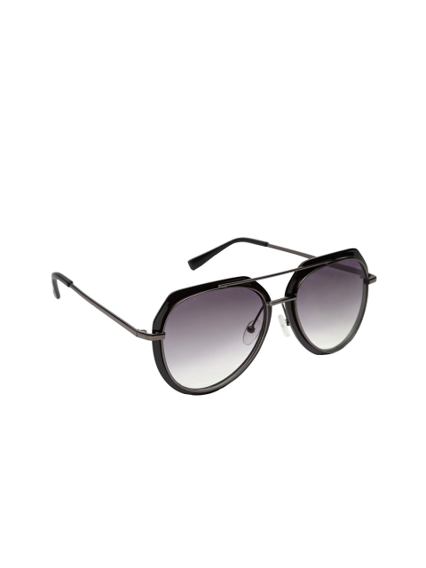 

Get Glamr Unisex UV Protected Aviator Sunglasses SG-UN-MT-348-18, Grey