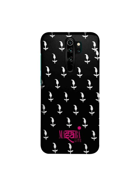 

macmerise Black & White Masaba Leaf Motif Sublime Xiaomi Redmi Note 8 Pro Back Cover