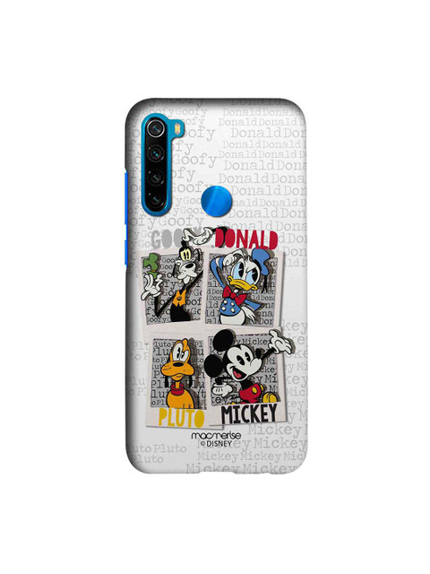 

macmerise White & Black Disney Dudes Xiaomi Redmi Note 8 Back Case
