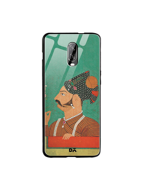 

DailyObjects Green & Brown Rajput Facial Hair OnePlus 6T Glass Case