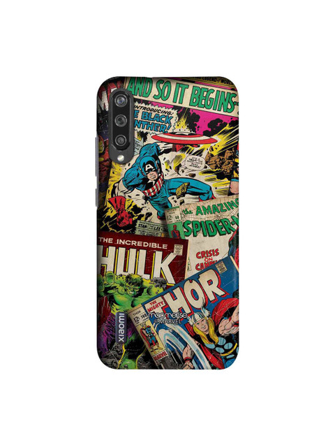 

macmerise Beige & Green Marvel Comics Marvel Comics Collection Sublime Xiaomi Mi A3 Back Cover