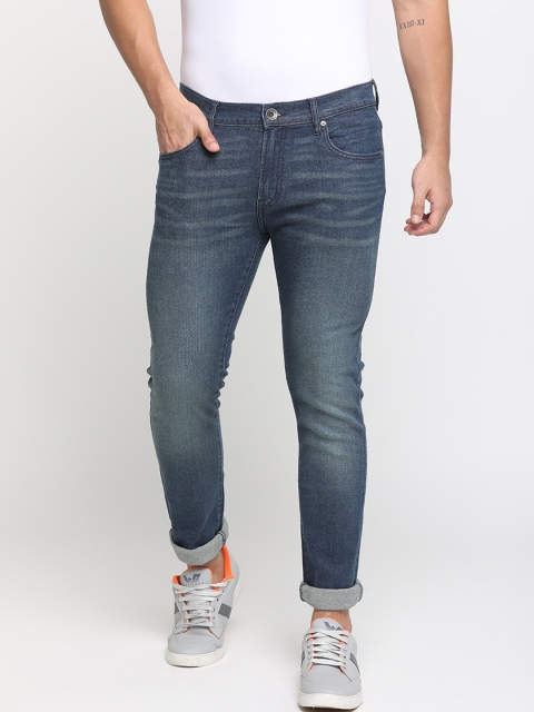 

Pepe Jeans Men Blue Regular Fit Mid-Rise Clean Look Jeans