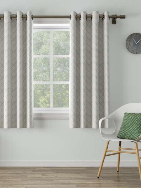 

DDecor Grey Single Window Curtain
