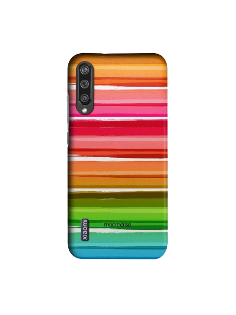 macmerise Multicoloured Colourful Brush Strokes Sublime Xiaomi Mi A3 Back Case, Red