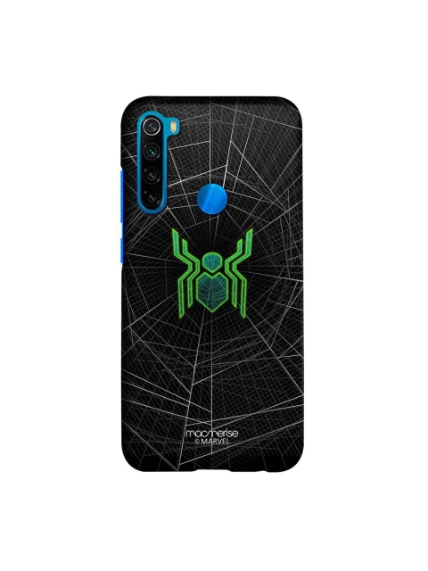 

macmerise Black & Green Marvel Comics Spiderman Logo Web Sublime Xiaomi Redmi Note 8 Back Cover