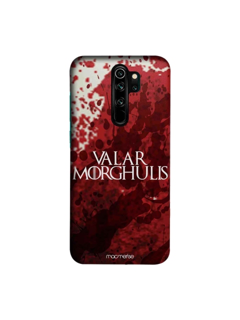 

macmerise Red & White Valar Morghulis Sublime Xiaomi Redmi Note 8 Pro Back Case