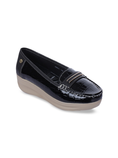 

Liberty Women Black Slip-On Sneakers