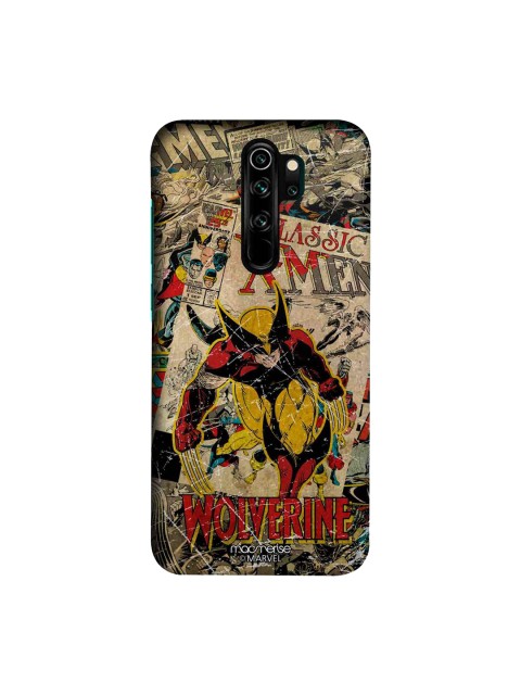 

macmerise Red & Yellow Comic Wolverine Sublime Xiaomi Redmi Note 8 Pro Back Cover