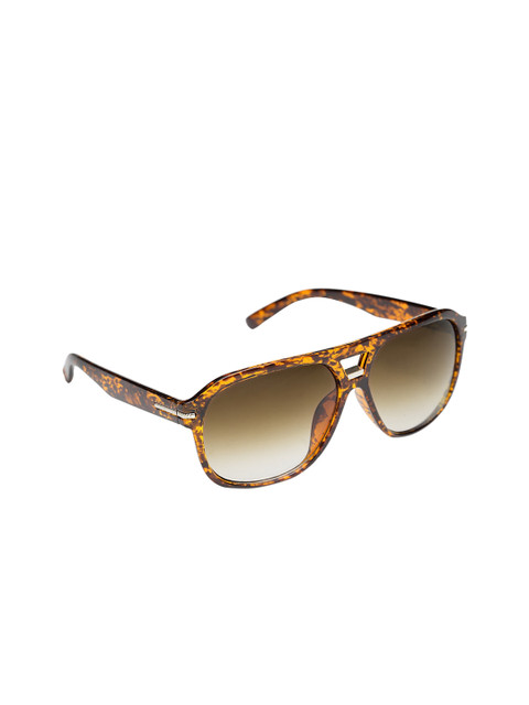

Get Glamr Unisex UV Protected Aviator Sunglasses SG-UN-MT-311-18, Brown