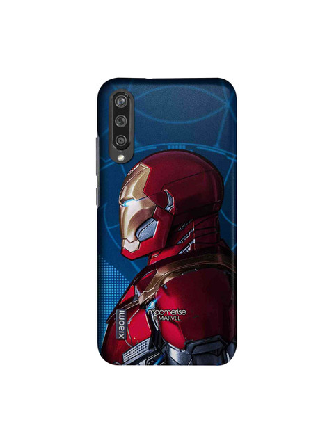 

macmerise Blue & Red Marvel Comics Iron Man Side Armor Sublime Xiaomi Mi A3 Back Case