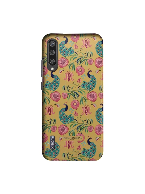 

macmerise Mustard Yellow & Blue Payal Singhal Anar and Mor Sublime Xiaomi Mi A3 Back Case