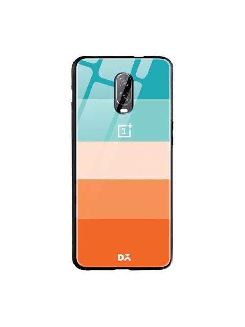 

DailyObjects Blue & Pink Trio Quin OnePlus 6T Glass Case
