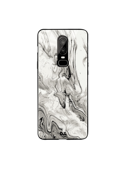 

DailyObjects Grey Marble OnePlus 6 Glass Case
