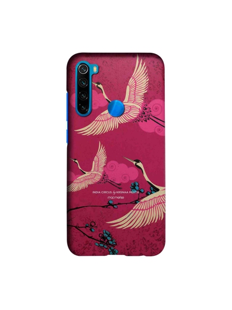 

macmerise Pink & Yellow Flying Flamingoes Xiaomi Redmi Note 8 Back Case