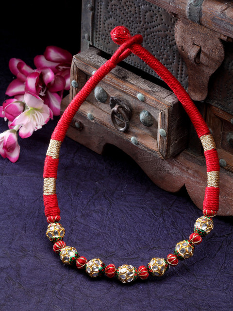 

Dugristyle Red Sterling Silver Necklace
