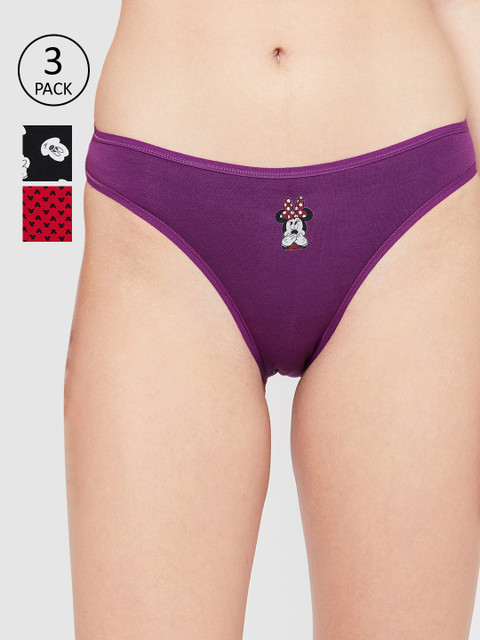 

Ginger by Lifestyle Women Pack Of 3 Assorted Bikini Briefs 8903742180486