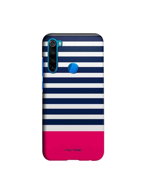 

macmerise Navy Blue & Pink Simply Stripes Sublime Xiaomi Redmi Note 8 Back Case