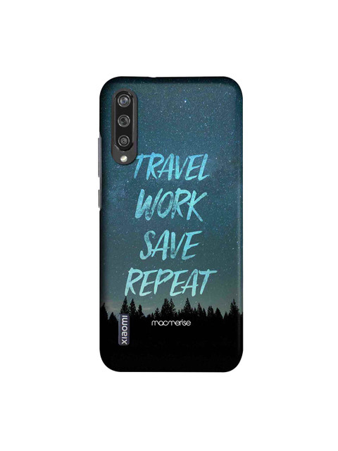 

macmerise Blue & Black Travel Work Save Repeat Sublime Xiaomi Mi A3 Back Case