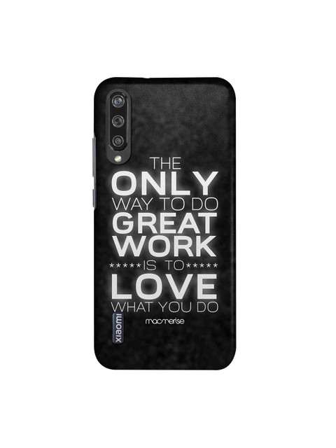 

macmerise Black & White Love What You Do Sublime Xiaomi Mi A3 Back Cover