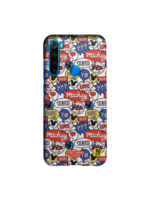 

macmerise Red & Blue Mickey Doodle Sublime Xiaomi Redmi Note 8 Back Cover