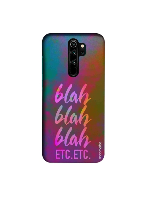 

macmerise Magenta & Green Blah Blah Sublime Xiaomi Redmi Note 8 Pro Back Case