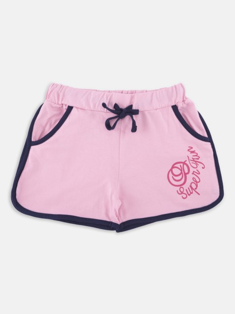 

POPPERS by Pantaloons Girls Pink Solid Hot Pants