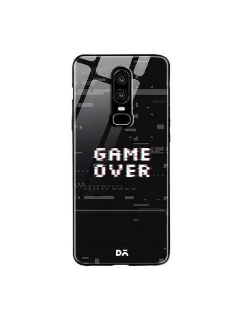 

DailyObjects Black & White Game Over OnePlus 6 Glass Case