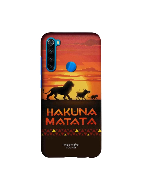 

macmerise Red & Orange Disney Haku Matata Sublime Xiaomi Redmi Note 8 Back Case