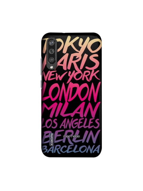 

macmerise Black & Pink Fashion Cities Printed Sublime Xiaomi Mi A3 Back Case