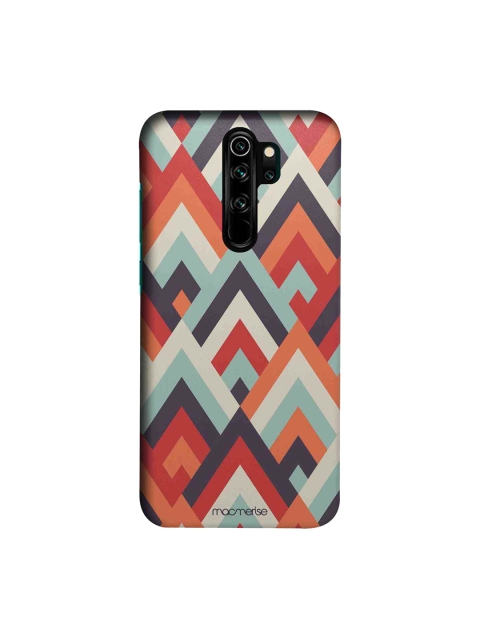 

macmerise Orange & Blue Symmetric Chevron Sublime Xiaomi Redmi Note 8 Pro Back Case