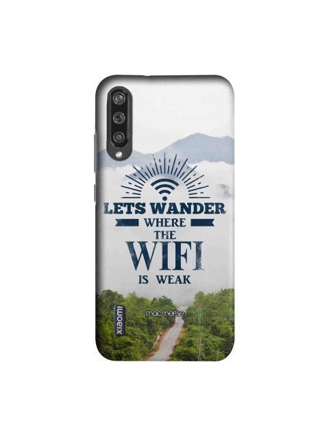 

macmerise White & Blue Wander Without Wifi Sublime Xiaomi Mi A3 Back Case