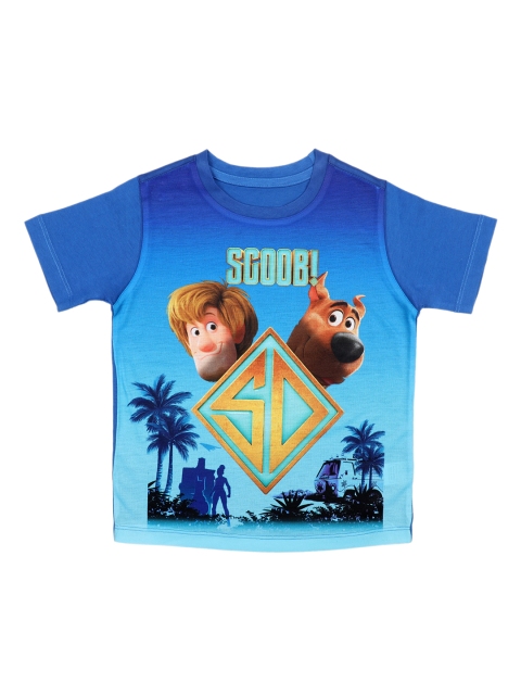 

Scooby-Doo Boys Blue Printed Round Neck T-shirt