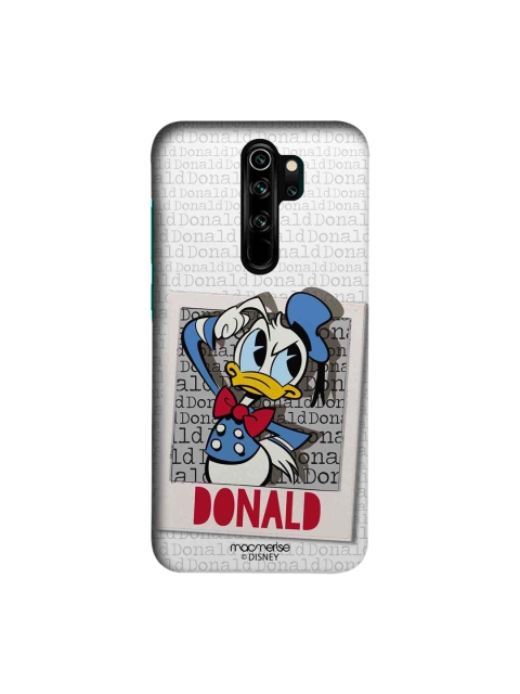 

macmerise White & Blue Donald Duck Xiaomi Redmi Note 8 Pro Back Case