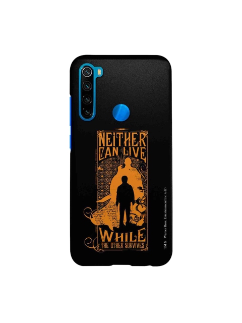 

macmerise Black & Orange Harry Vs Voldemort Printed Xiaomi Redmi Note 8 Case