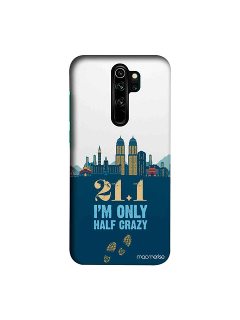 

macmerise Teal Green & White Half Crazy Sublime Xiaomi Redmi Note 8 Pro Back Cover