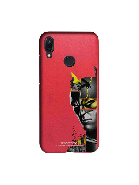 

macmerise Pink & Black DC Comics Bat Collage Printed Xiaomi Redmi Note 7 Case
